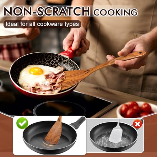9Pcs Wooden Spoons for Cooking (9 Count)