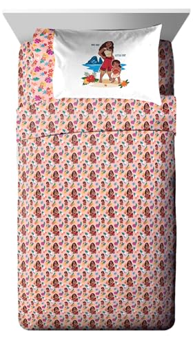 Disney Moana Twin Comforter Set 5 Piece Kids Bedding for Girls