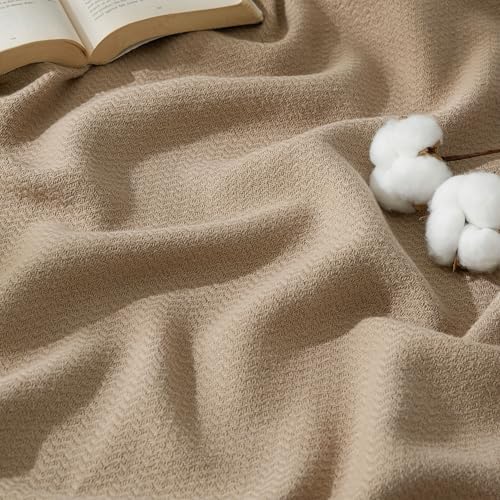 GentleSoft 100% Cotton Blanket King Size for Bed