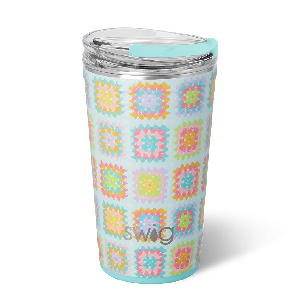 24oz Insulated Party Cup with EZ Slider Lid
