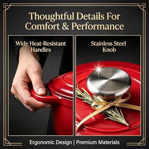 Enameled Cast Iron Cookware Set