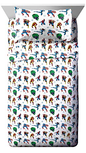 Marvel Comics Iron Man Twin Comforter Set 4 Piece Kids Bedding