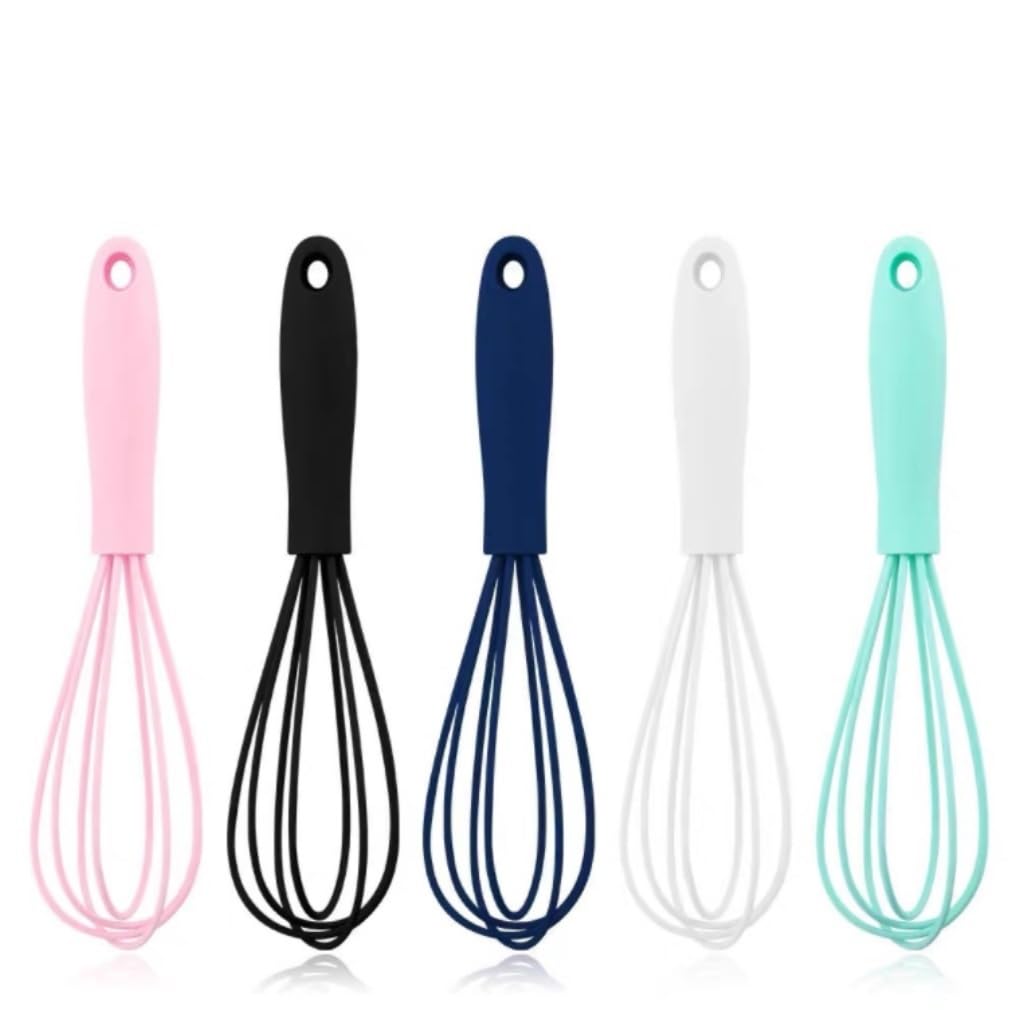 Egg Beater Compact Silicone Portable Blender Egg Beater Manual Handheld Milk Frother Household Small Kitchen Utensils