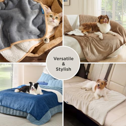 Waterproof Dog Blankets for Medium Dogs Washable Soft Warm