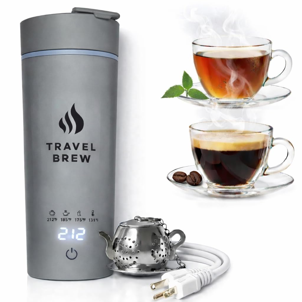 Portable Travel Kettle with Tea Infuser