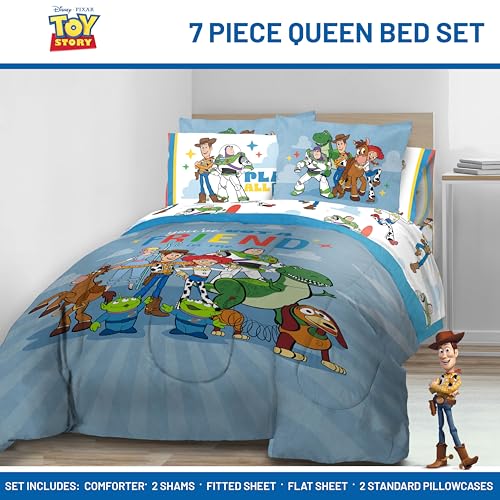Kids Comforter Set Includes Sheets and Pillow Cover