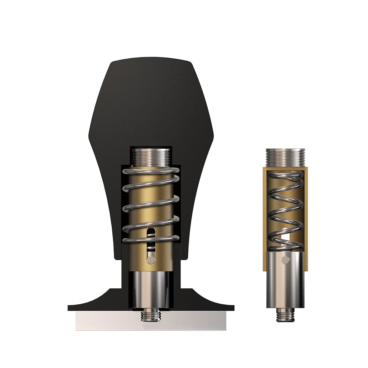 45.5mm Spring Loaded Coffee Tamper V4 Fits Flair Pro