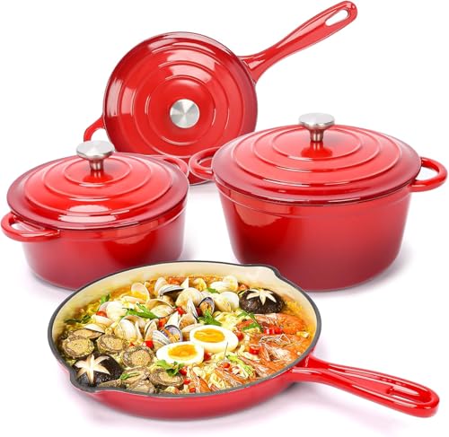 Enamel Cast Iron Cookware Set