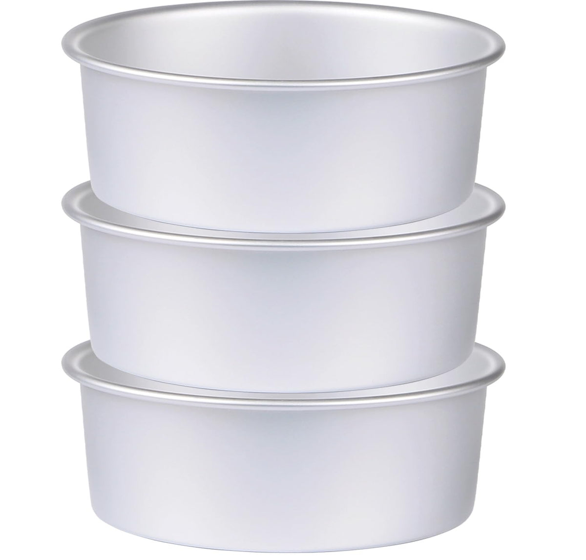 10 x 3 inch Aluminum Round Cake Pan Set of 3 (3 Count)