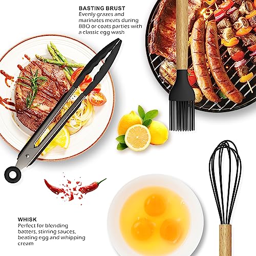 Silicone Cooking Utensils Set (14 Count)