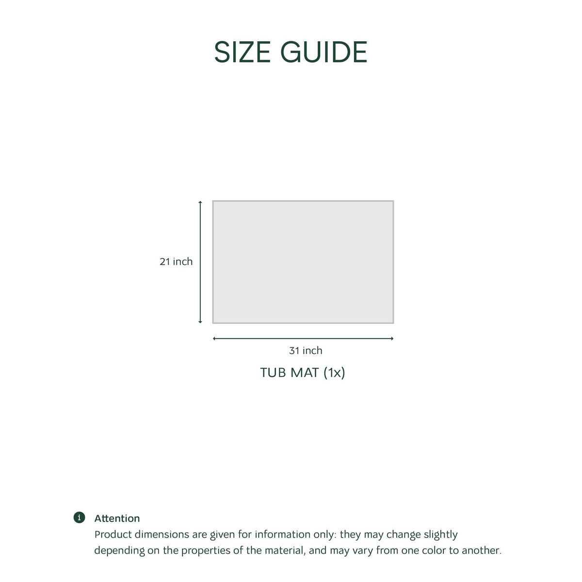 Heritage 100% Supima Cotton Tub Mat 21" x 31"