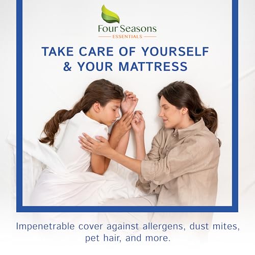 California King Size Mattress Protector Bed Bug Waterproof Zippered Cover