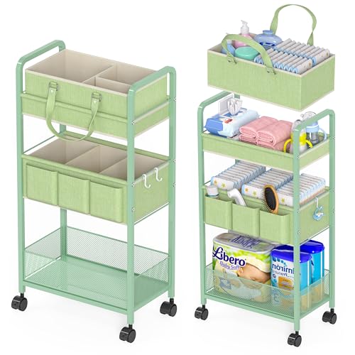 2In1 Baby Diaper Caddy & 3