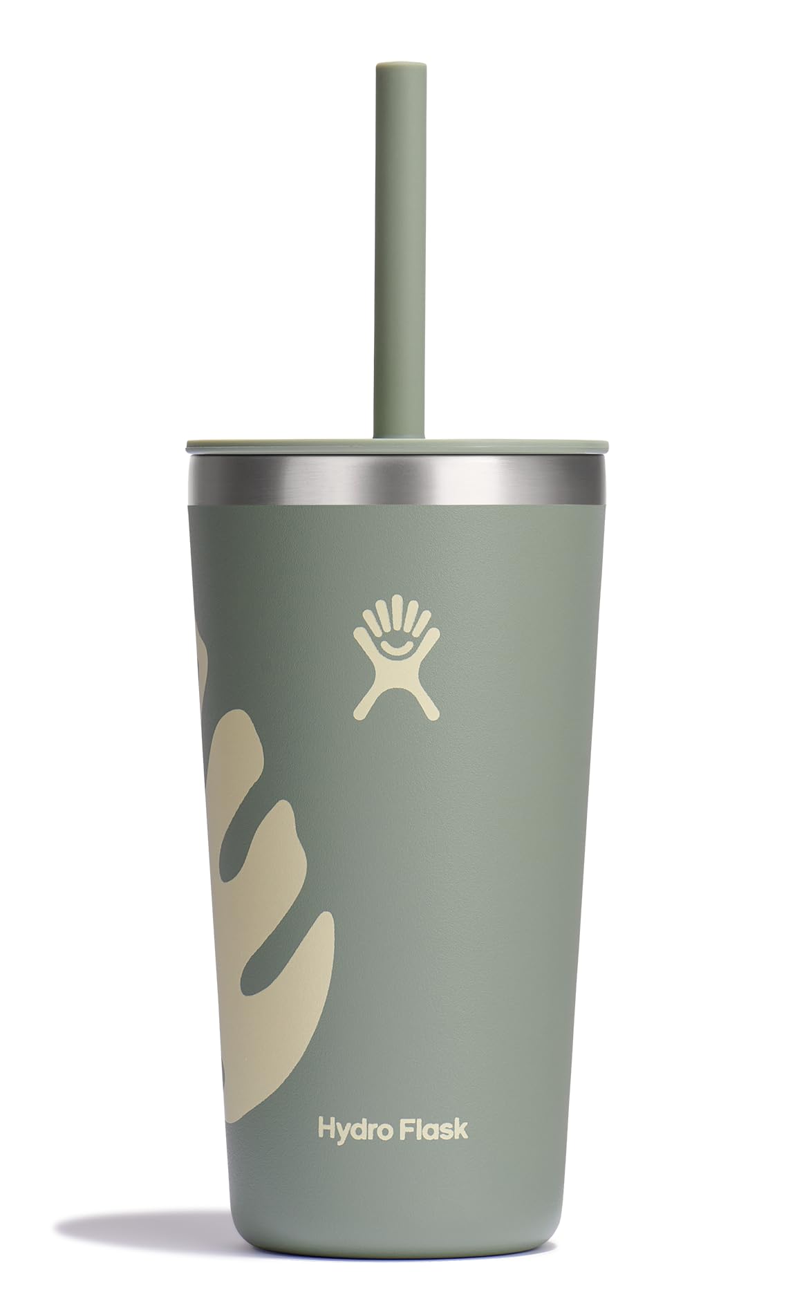20 Oz All Around Tumbler Straw Lid Botanical Bliss Agave