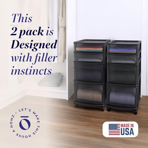 Drawer Tower 4 (2 Count)