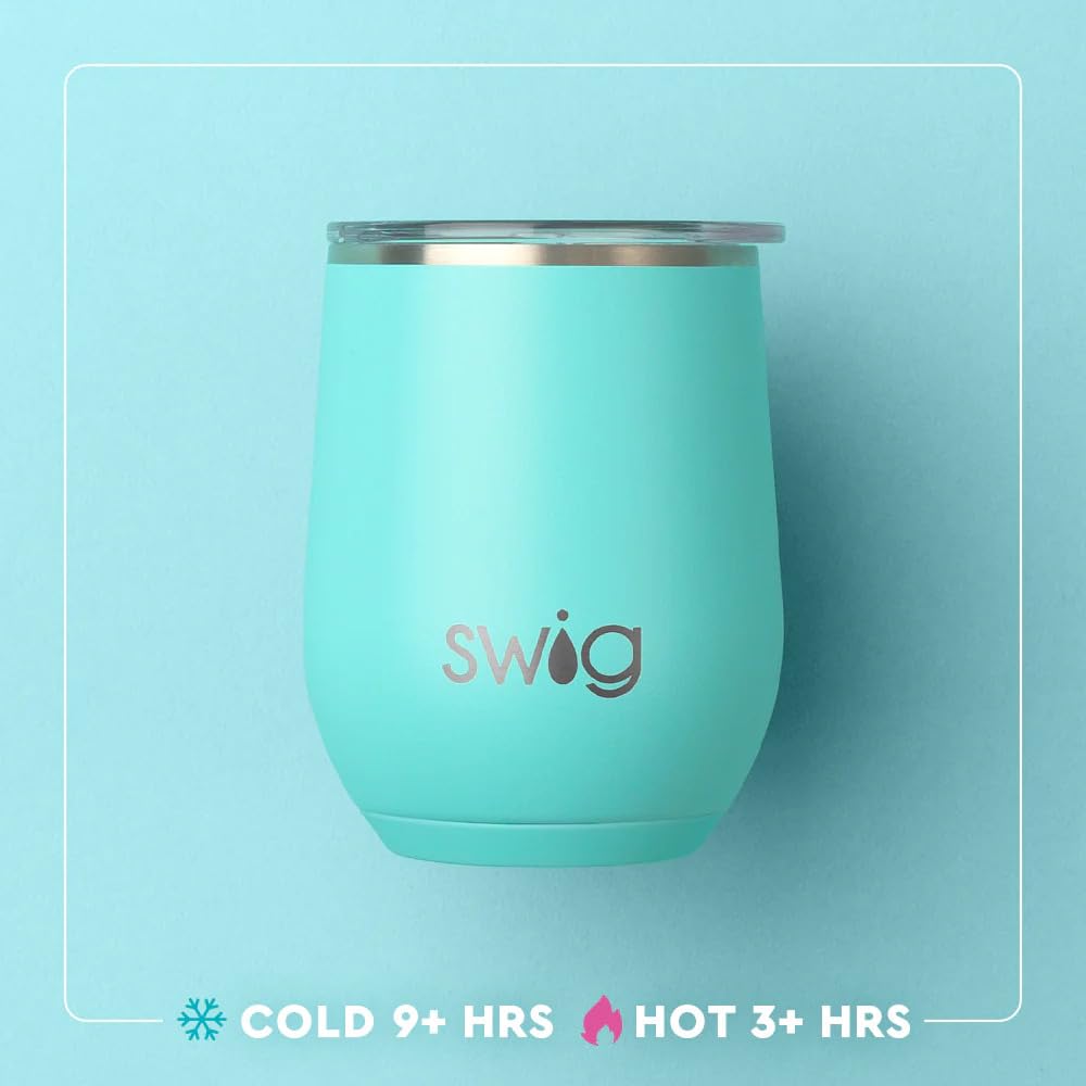 12oz Wine Tumbler with Lid