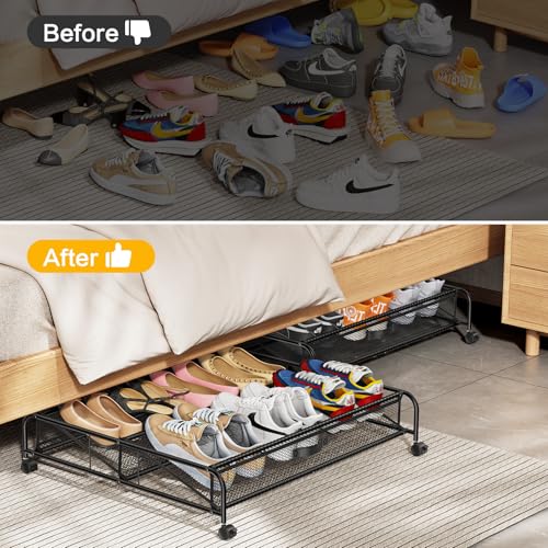 Under Bed Shoe Storage Organizer (2 Count)