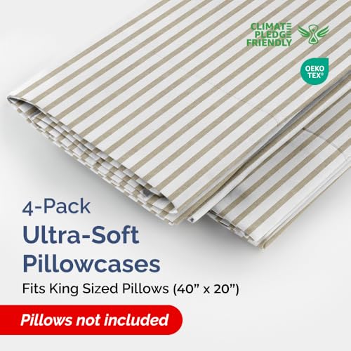 King Pillow Cases Set of 4 (4 Count)