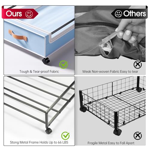 Under Bed Storage with Wheels (2 Count)