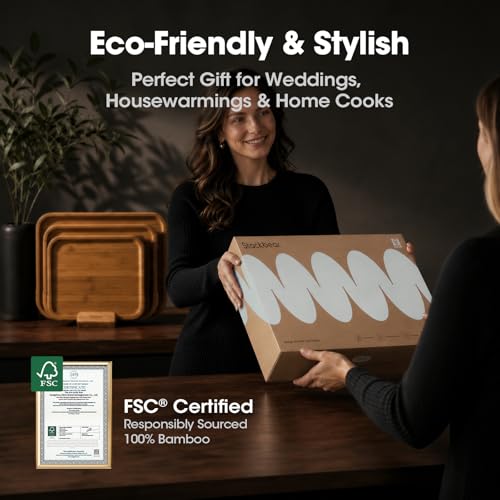 Deep Carbonized Bamboo Cutting Board