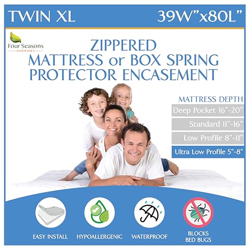 Twin XL Size Mattress or Box Spring Encasement