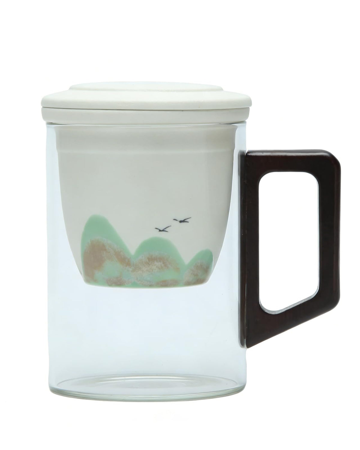 Tea Mug with Infuser and Lid for Loose Leaf Tea