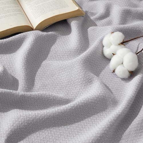 GentleSoft 100% Cotton Blanket Full Size for Bed