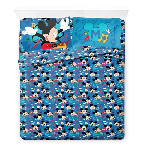 Disney Mickey Mouse Full Size Comforter Set 7 Piece Kids Bedding