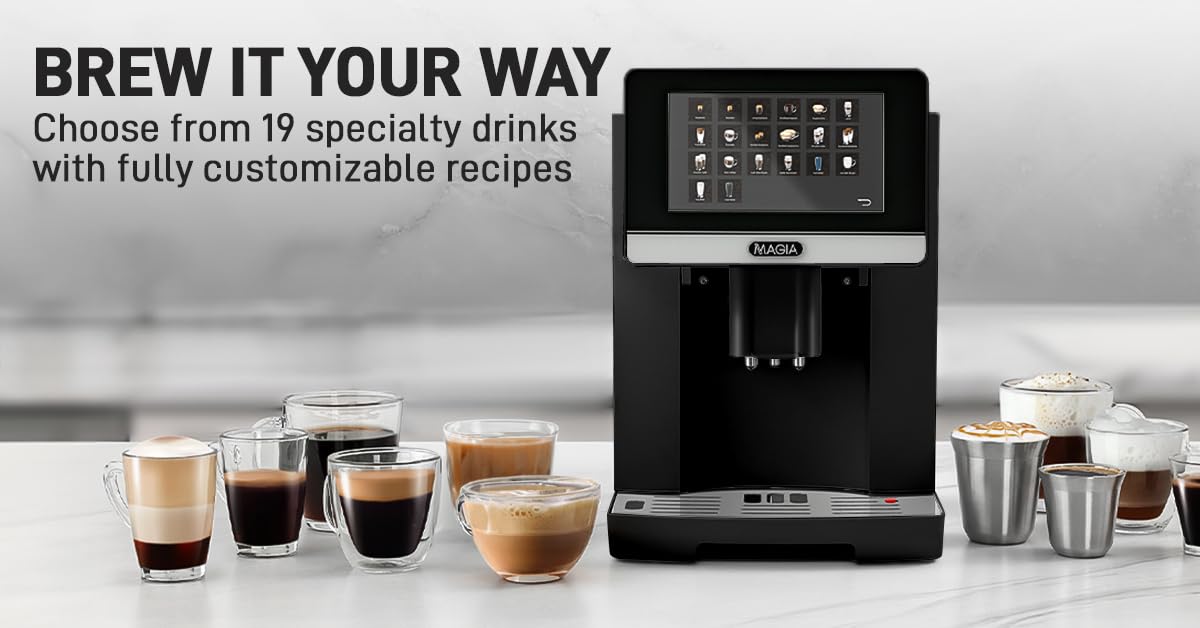 Zulay Magia Super Automatic Espresso Maker Machine with Grinder