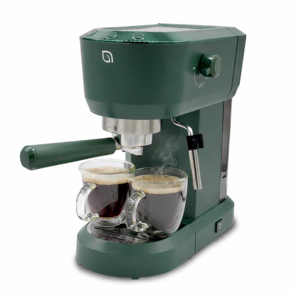 Eco Series Espresso Machine 15 Bar with Milk Frother Steam Wand