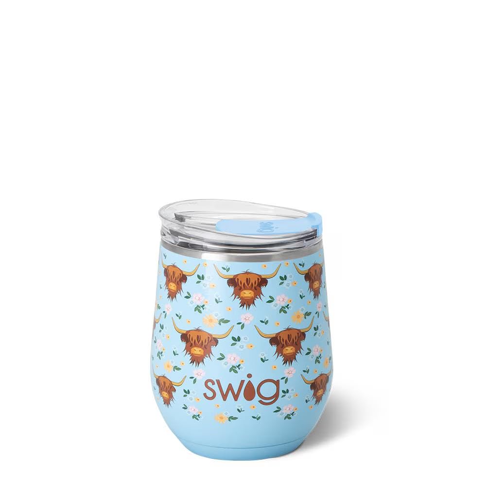 12oz Insulated Wine Tumbler with Lid
