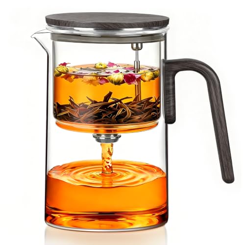 Magic Teapot with Infuser and Magnetic Lid for Loose Leaf Tea