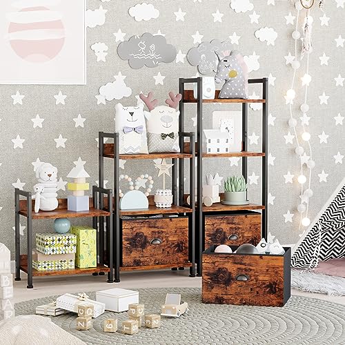 4 Tier Bookshelf with Drawer