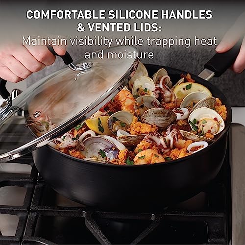 Ultimate Hard Anodized Nonstick Pots and Pans Set