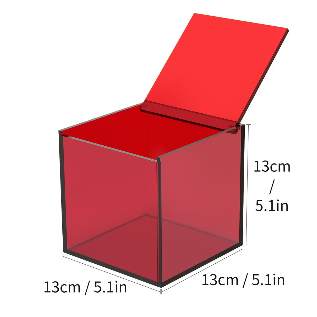 Coffee Capsule Storage Box Coffee Pod Holder Organizers Accessories Anti Dust Durable Clear Acrylic Box for House and Office Use