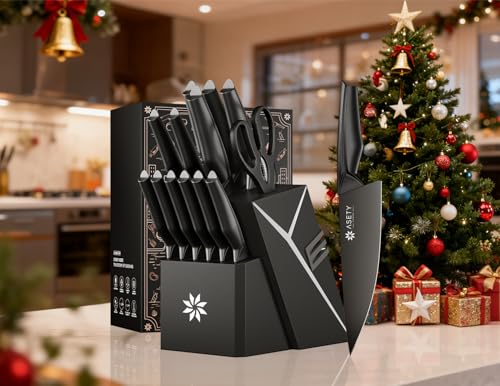 Kitchen Knife Set (15 Count)