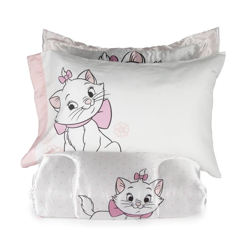 Disney Aristocats Marie Queen Comforter Set 7 Piece Kids Bedding