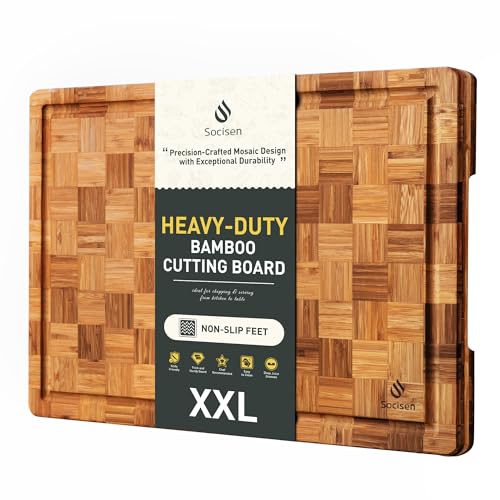 Extra Large Bamboo Wooden Cutting Board Wood Cutting Boards for Kitchen