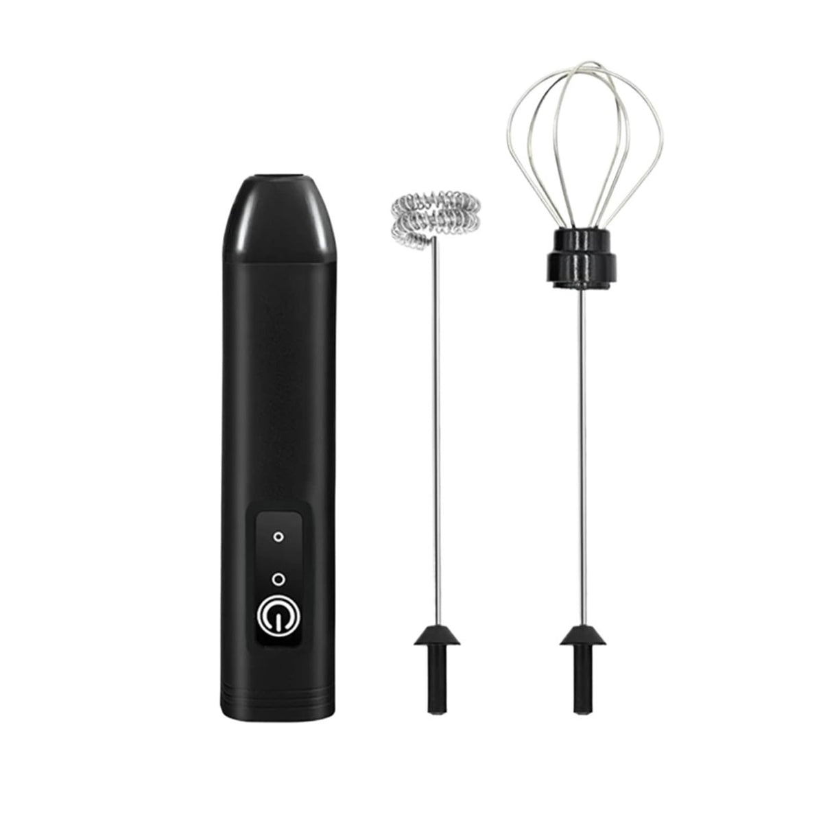Milk Frother + Egg Beater Wireless 3 Speeds Mini Handheld Foam Maker Coffee Whisk Cooking Tools