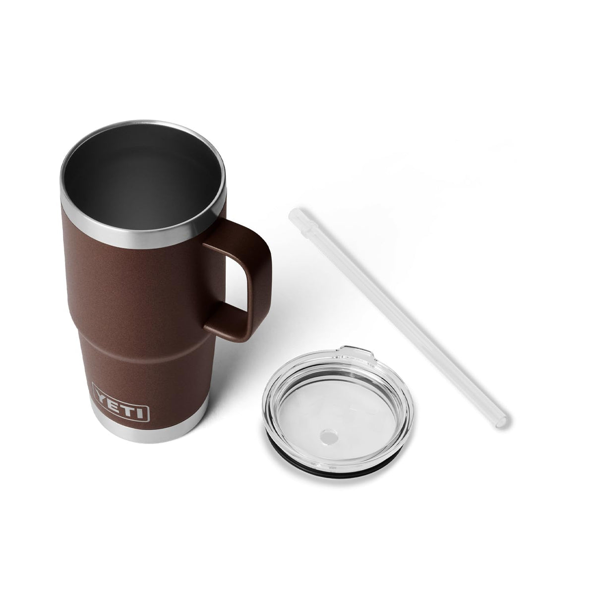 Rambler 25 oz Tumbler with Handle and Straw Lid