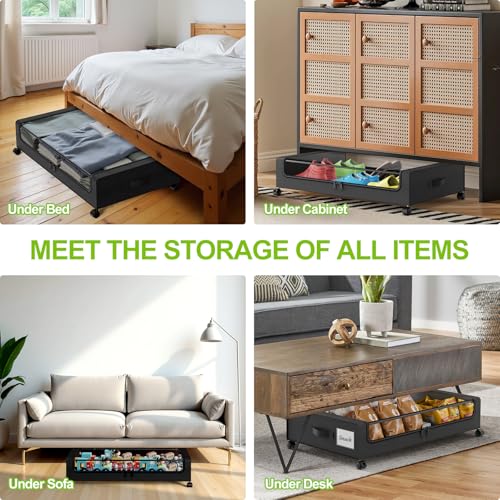 Under Bed Storage with Wheels (2 Count)
