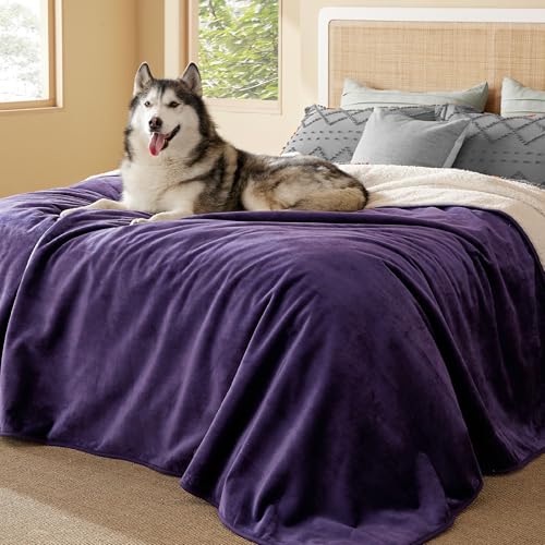 Waterproof Blanket for Bed Soft Sherpa Fleece Throw