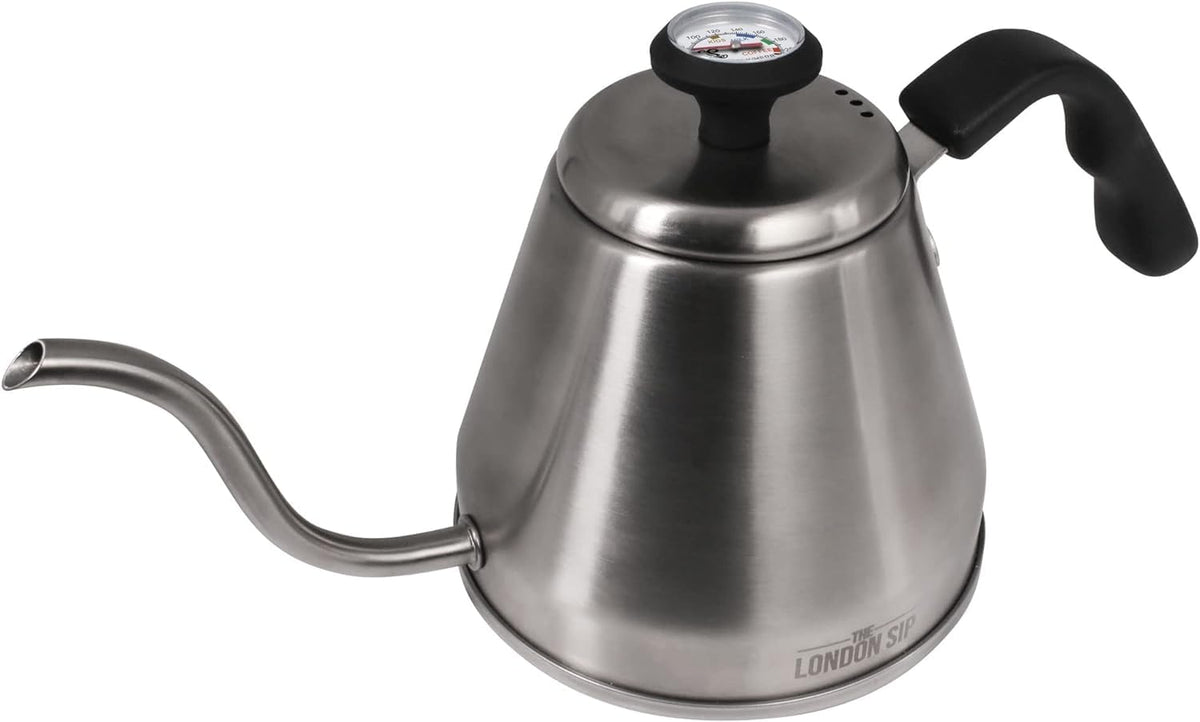 London Sip RiteTemp Gooseneck Kettle with Thermometer