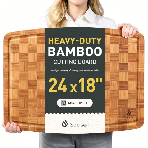 Extra Large Bamboo Wooden Cutting Board Wood Cutting Boards for Kitchen