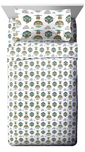 Star Wars Mandalorian Full Size Comforter Set 5 Piece Kids Bedding