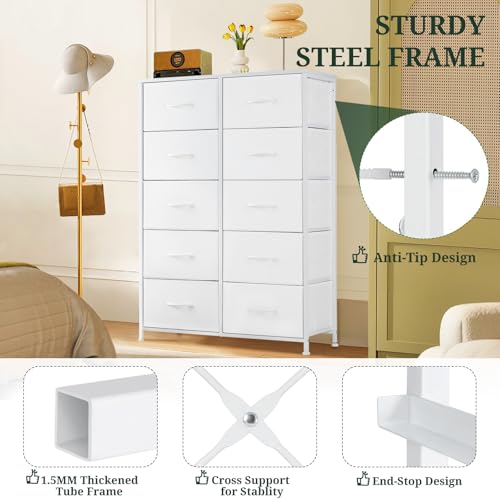 10 Drawer Dresser for Bedroom