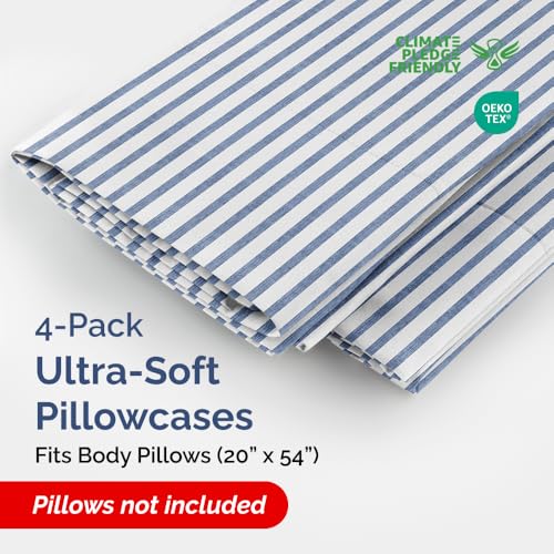 Body Pillow Cases Set of 4 (4 Count)