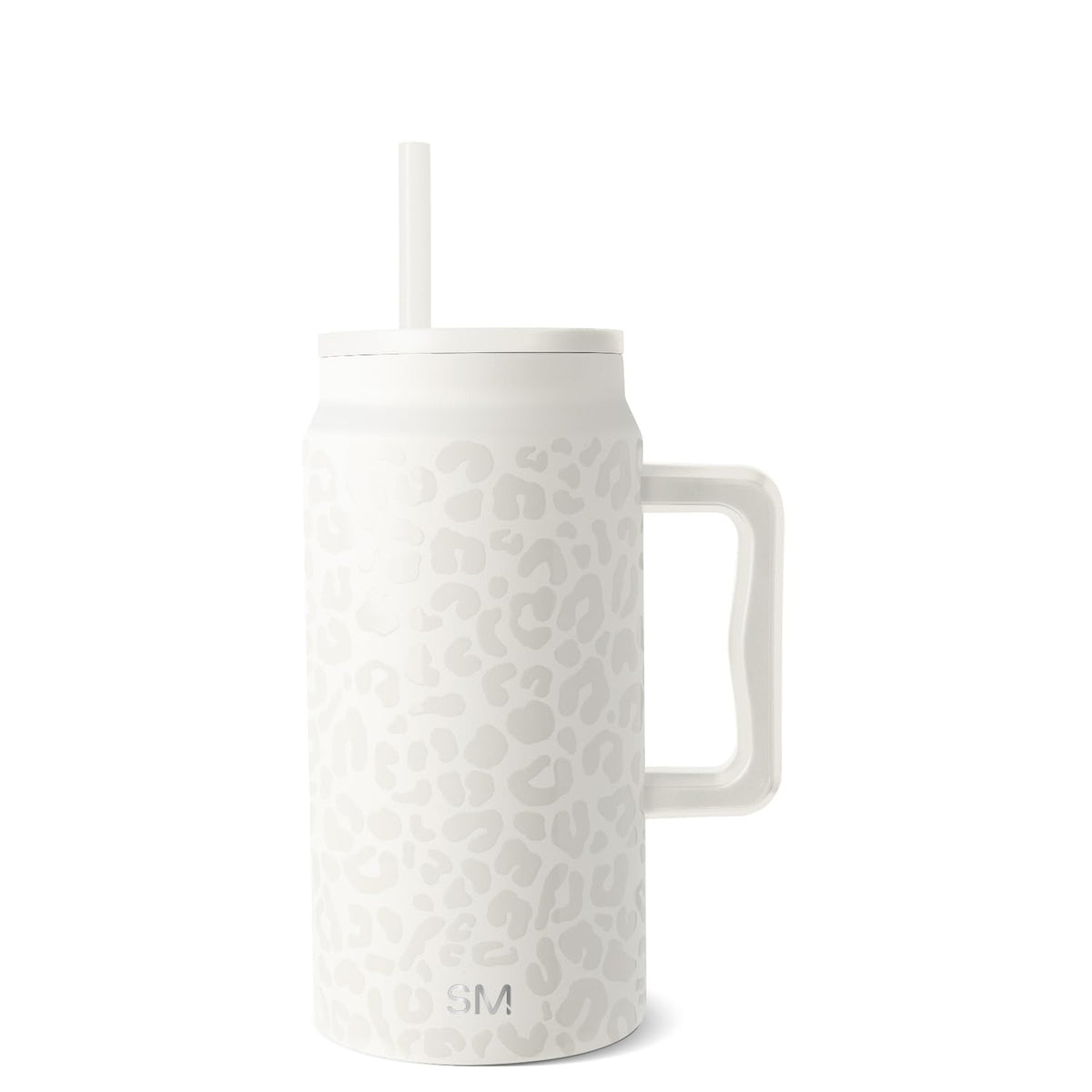 50 oz Mug Tumbler with Handle and Straw Lid