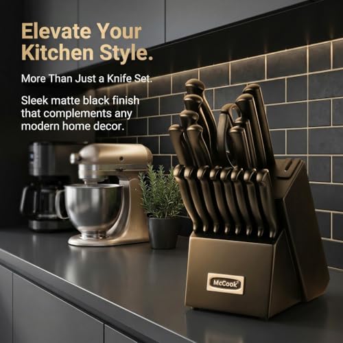 Premium Black Knife Sets