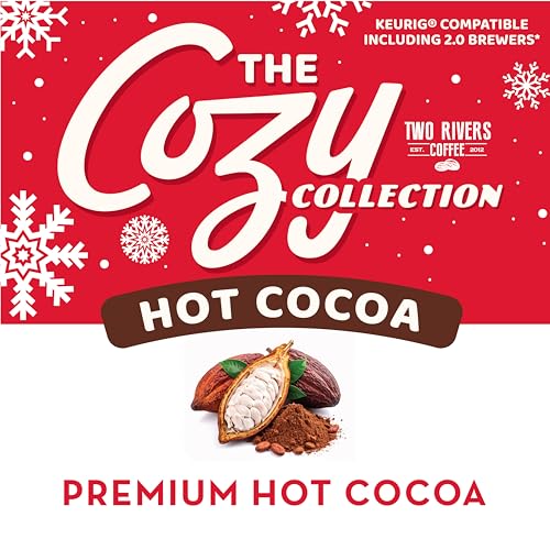 Cozy Collection Holiday Hot Cocoa Pods Compatible with Keurig K Cup Brewers (40 Count)
